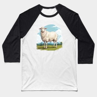 White Sheep Baseball T-Shirt